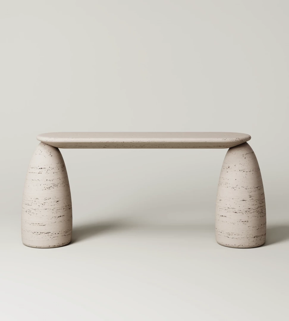 M_017 Console Travertine - Image 4