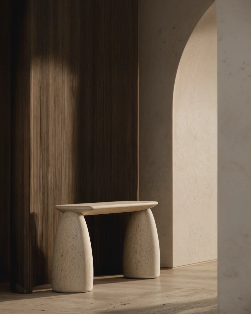 M_017 Console Travertine - Image 6