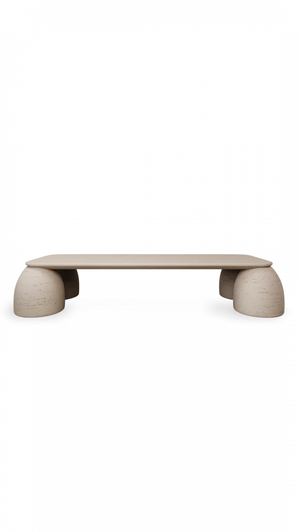 M_018 Dining Table Travertine