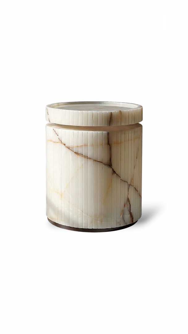 Drey table Shell Onyx