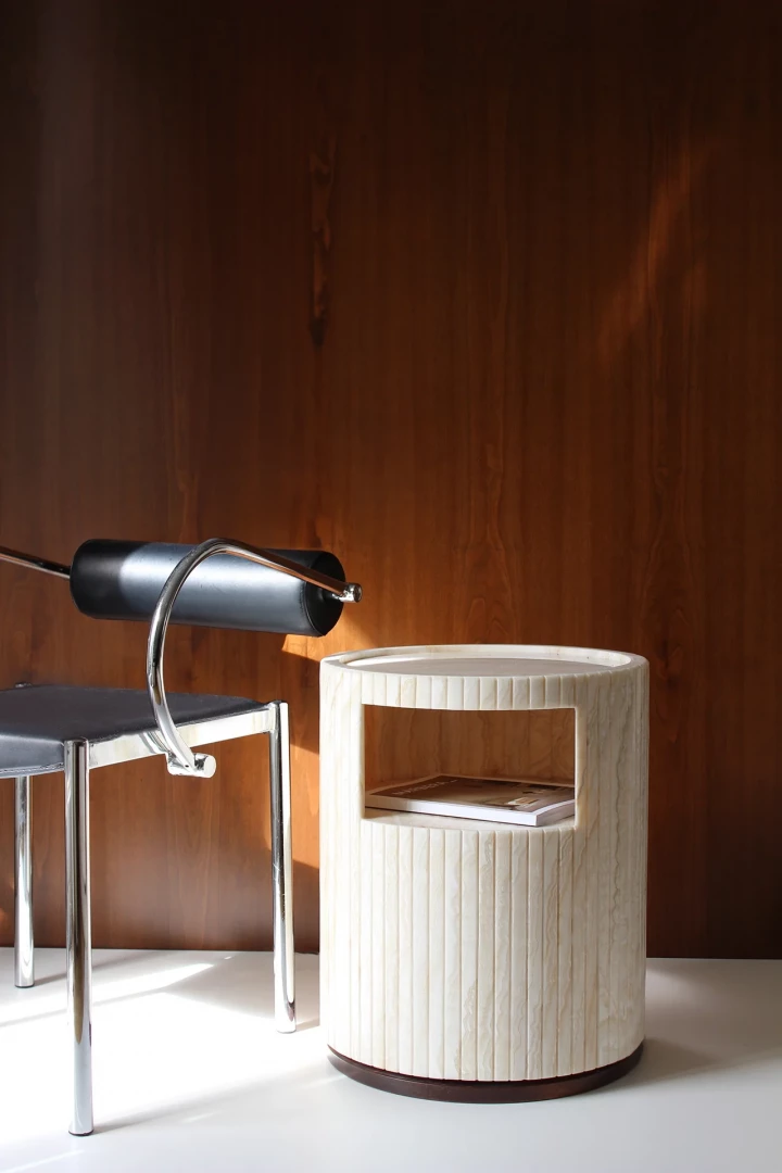 Ischia side table Ivory Onyx