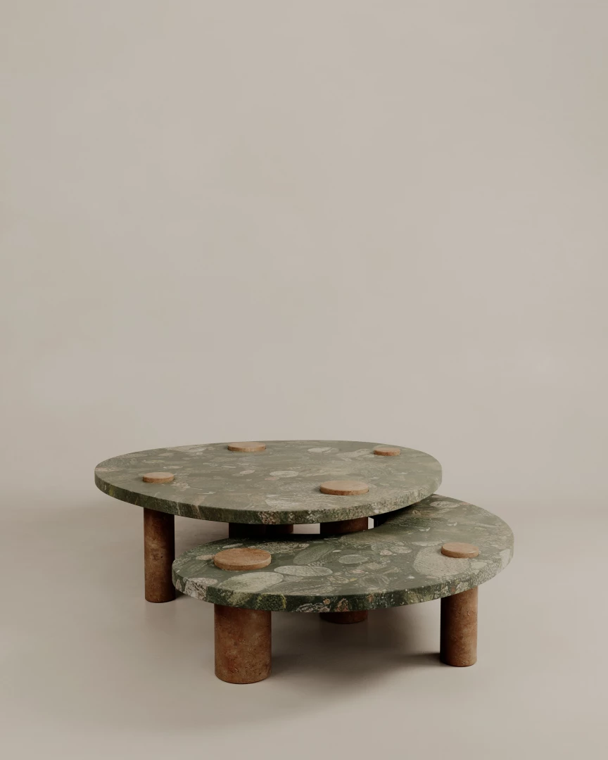 Magatama Coffee Table Trio Verde Marinace - Image 4