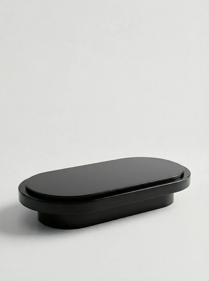 Mirage lacquered wood table - Image 2