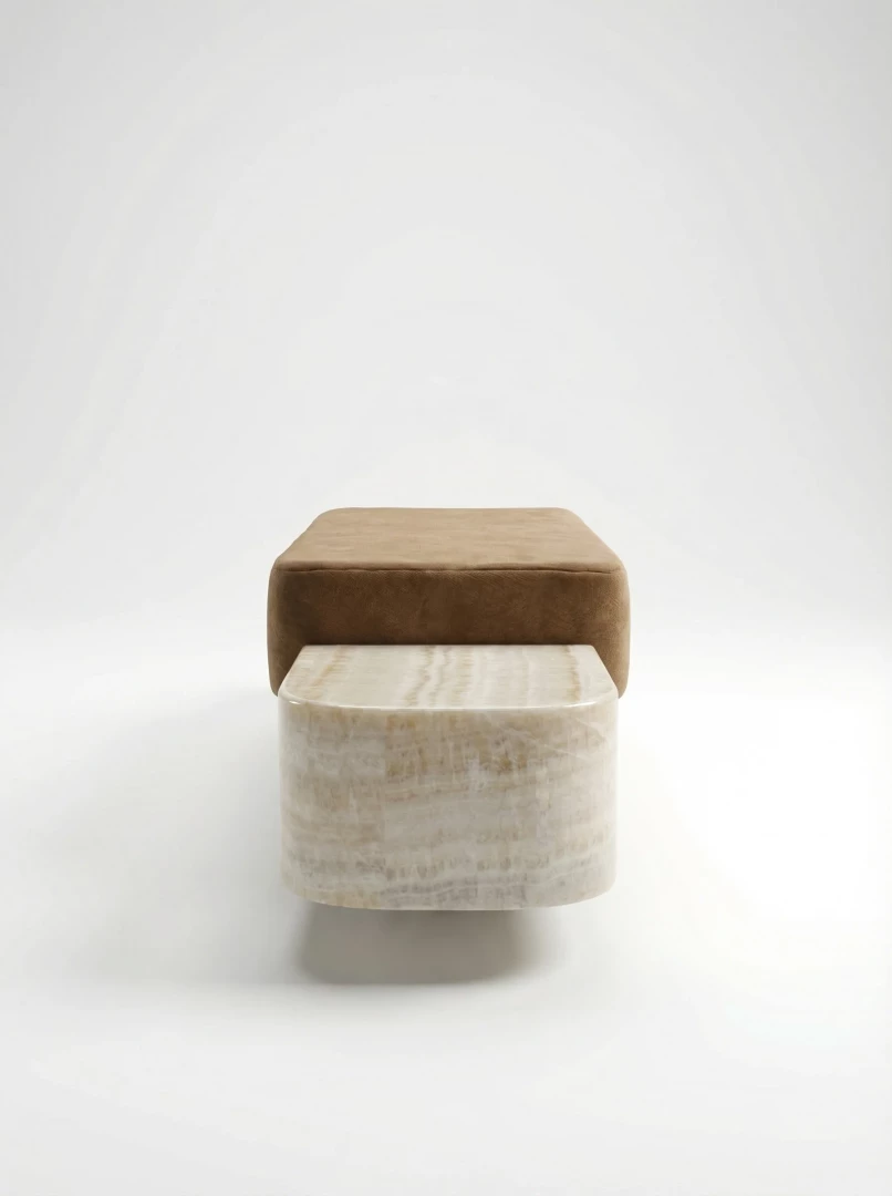 Ran bench Ivory Onyx