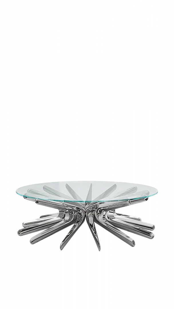 Steel In Rotation Coffee Table 2